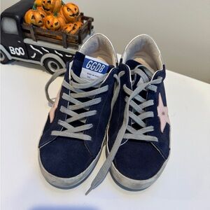 Golden Goose Deluxe Brand Superstar Blue Suede sneakers size 37